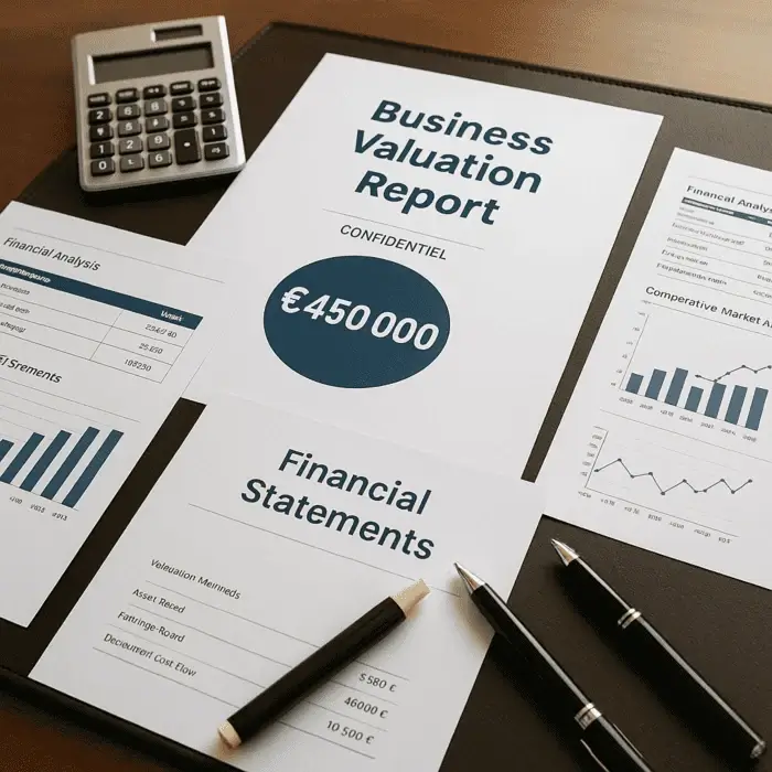 Rapport évaluation valorisation entreprise pour cession par expert-comptable ECCF méthodes professionnelles
