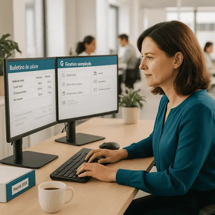 Expert gestion sociale ECCF traitant paie DSN charges sociales entreprises TPE PME