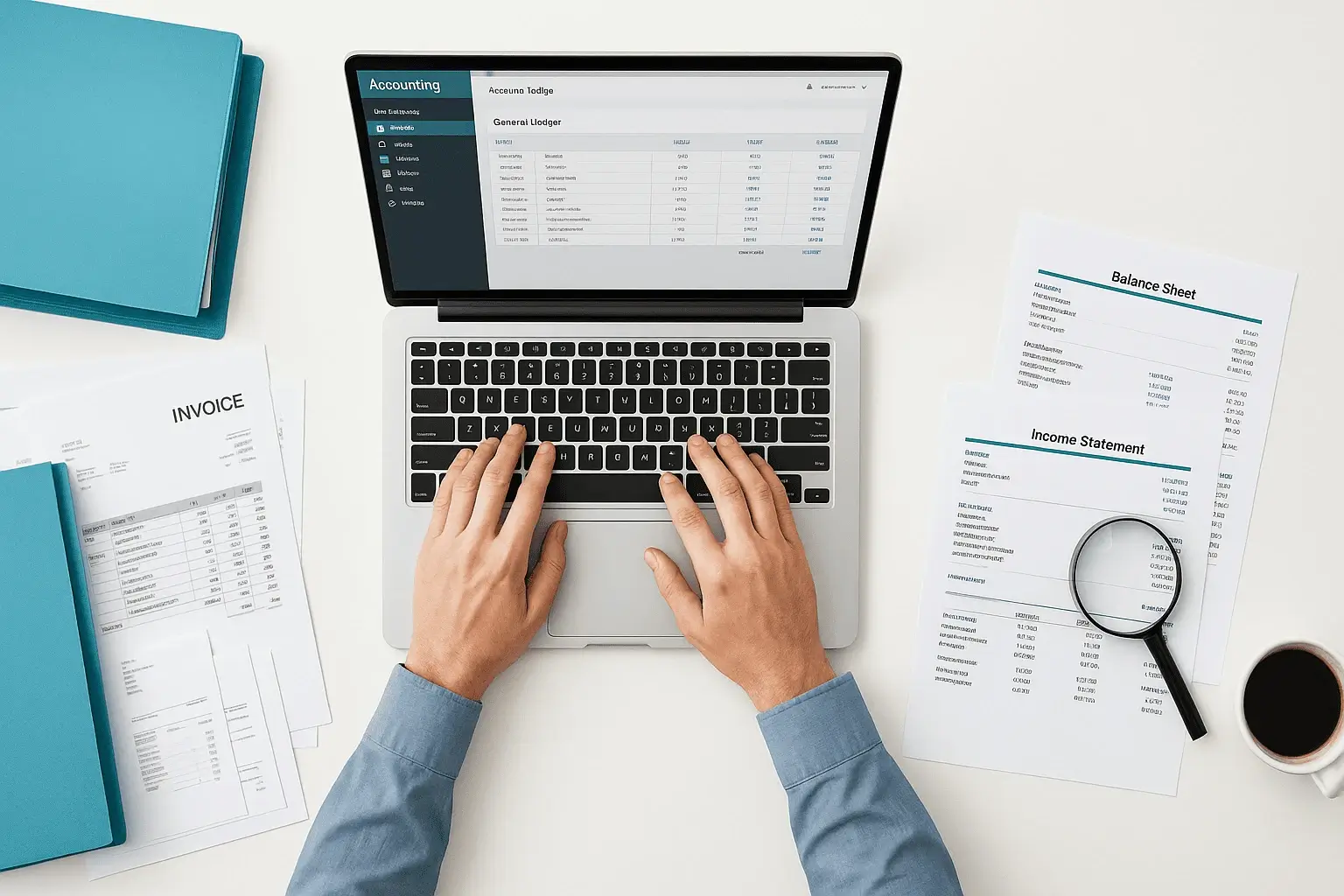 Service comptabilité générale expert-comptable ECCF : saisie documents, tenue comptes, établissement bilan